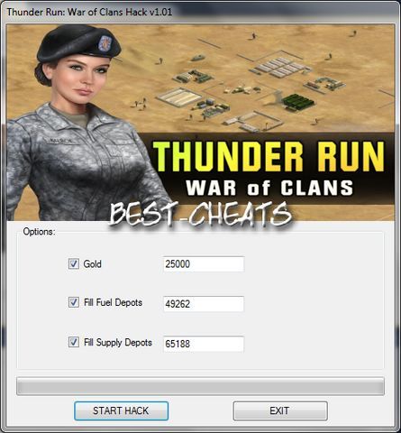 thunder run war of clans cheats